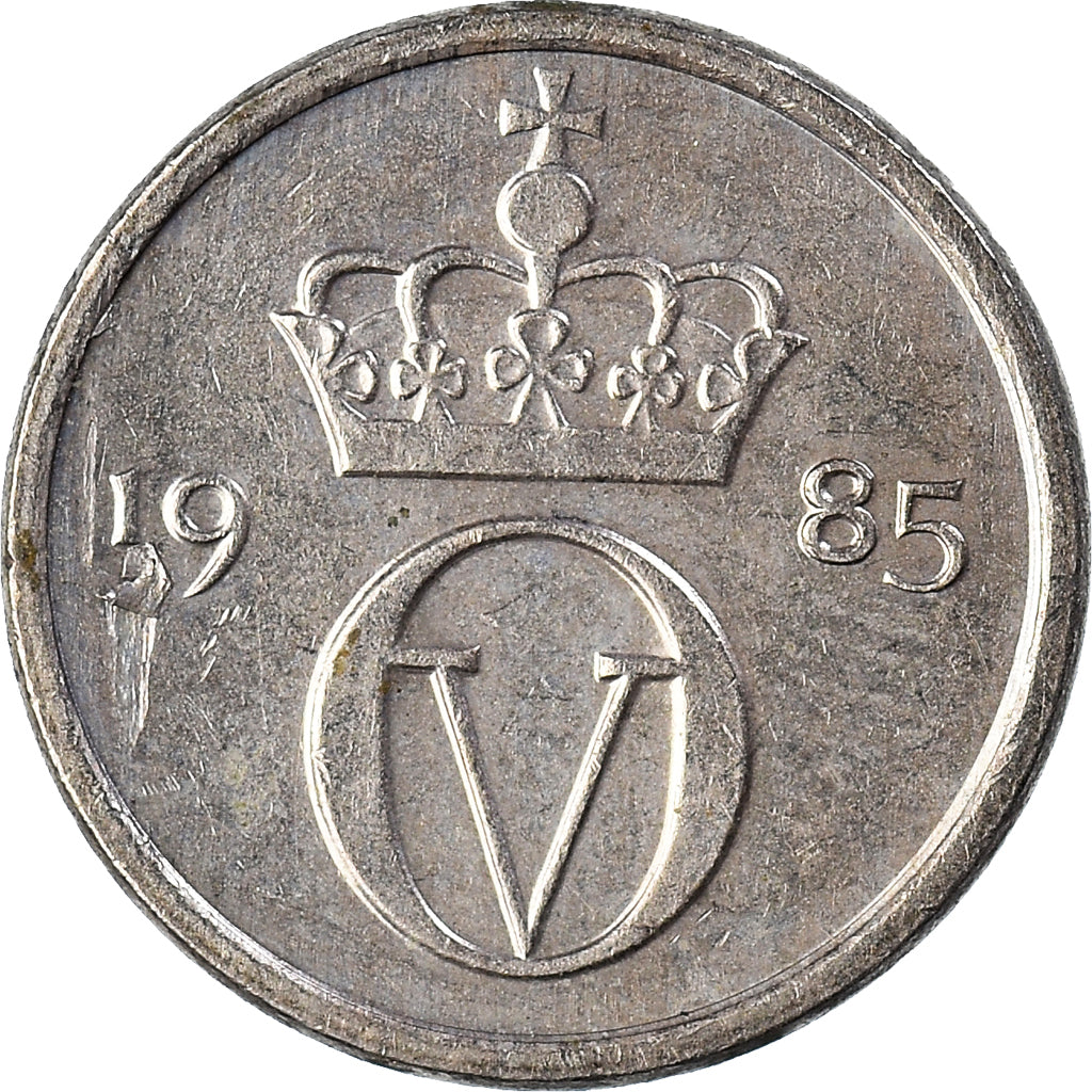 Moneda, Noruega, 10 Öre, 1985