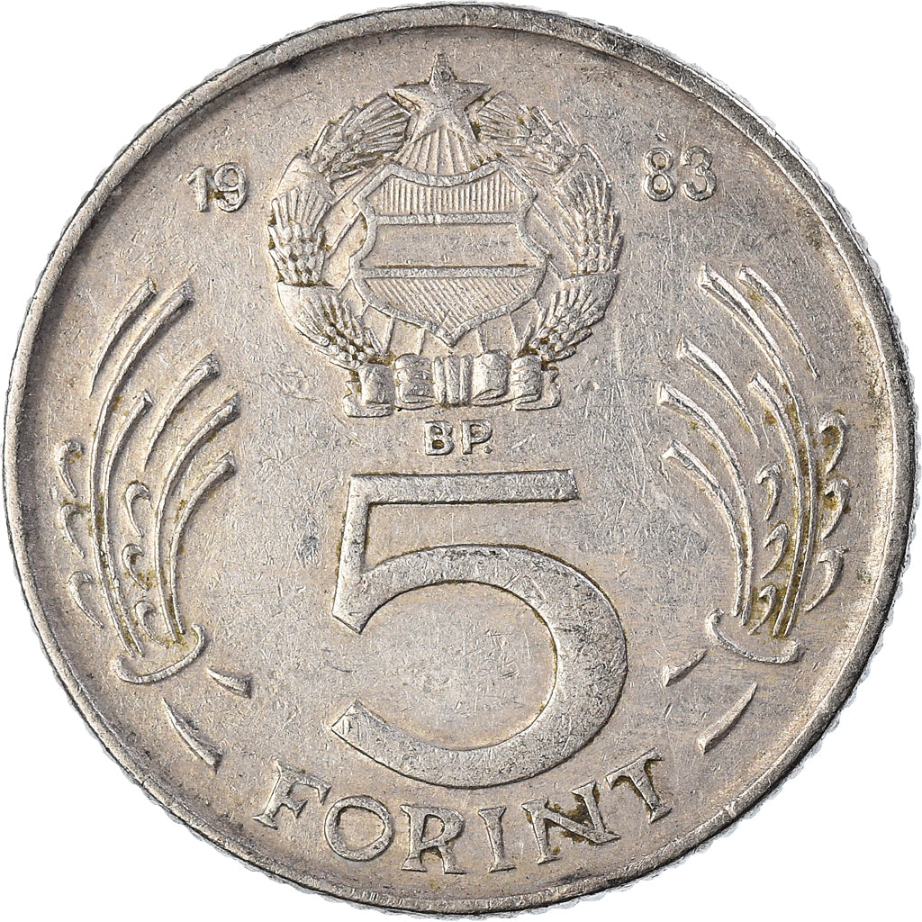 Munten, Hongarije, 5 Forint, 1983