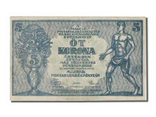 Hungary, 5 Korona, 1919, KM #34, 1919-05-15, AU(55-58), 032