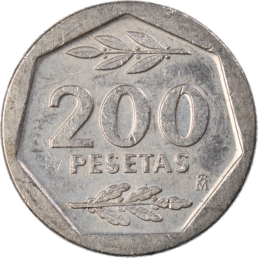 Coin, Spain, 200 Pesetas, 1987