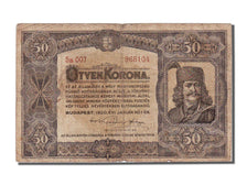 Hungary, 50 Korona, 1920, KM #62, 1920-01-01, VF(20-25), 5a 007