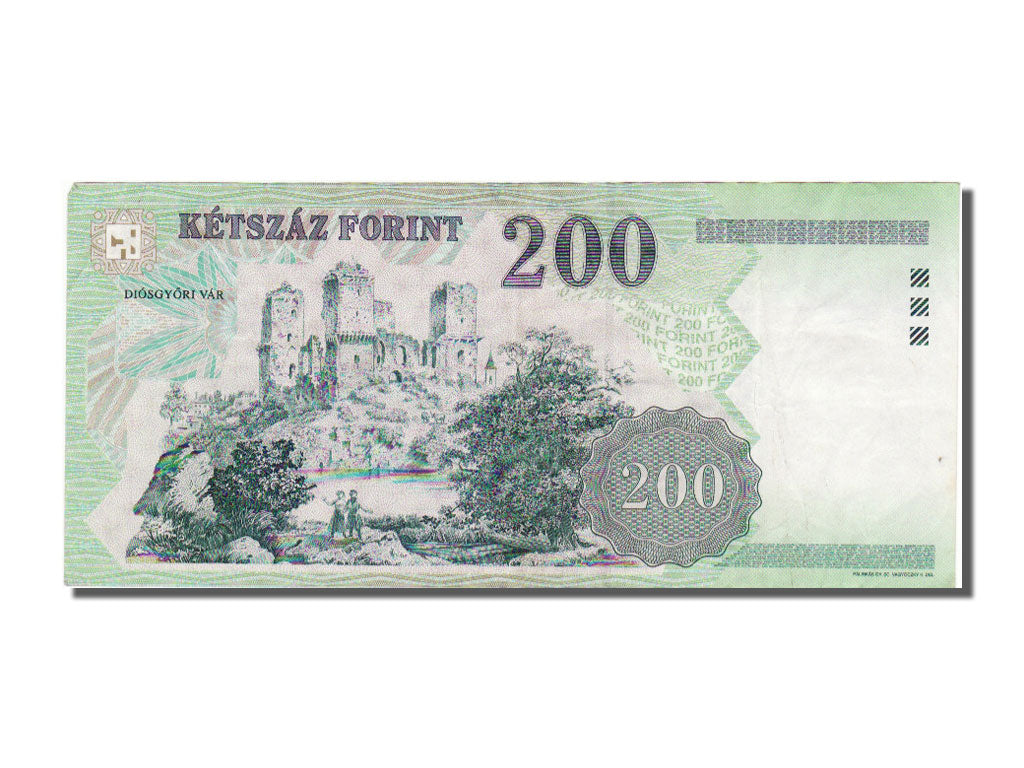 Hungary, 200 Forint, 1998, KM #178a, AU(55-58), FF