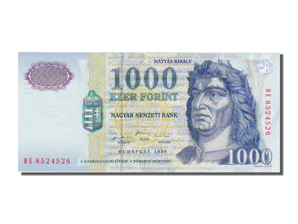 Ungheria, 1000 Forint, 1998, SPL