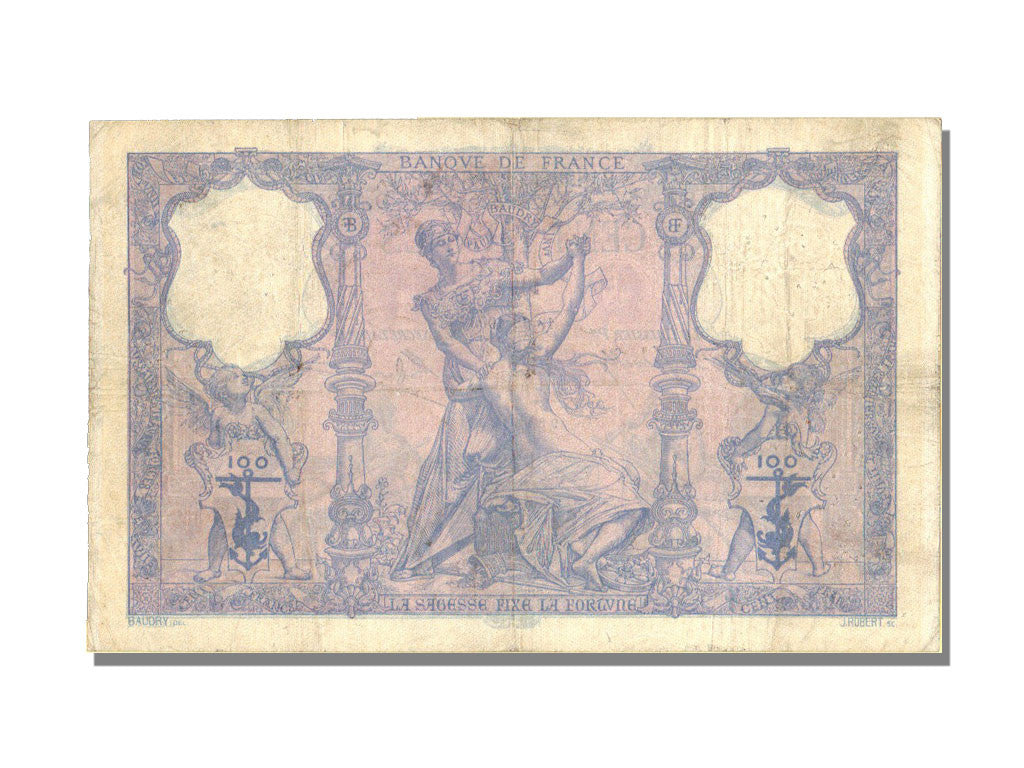 Banknote, France, 100 Francs, 100 F 1888-1909 ''Bleu et Rose'', 1903