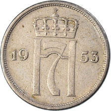 Moneta, Norwegia, 10 Öre, 1953