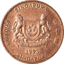 Monnaie, Singapour, Cent, 1993