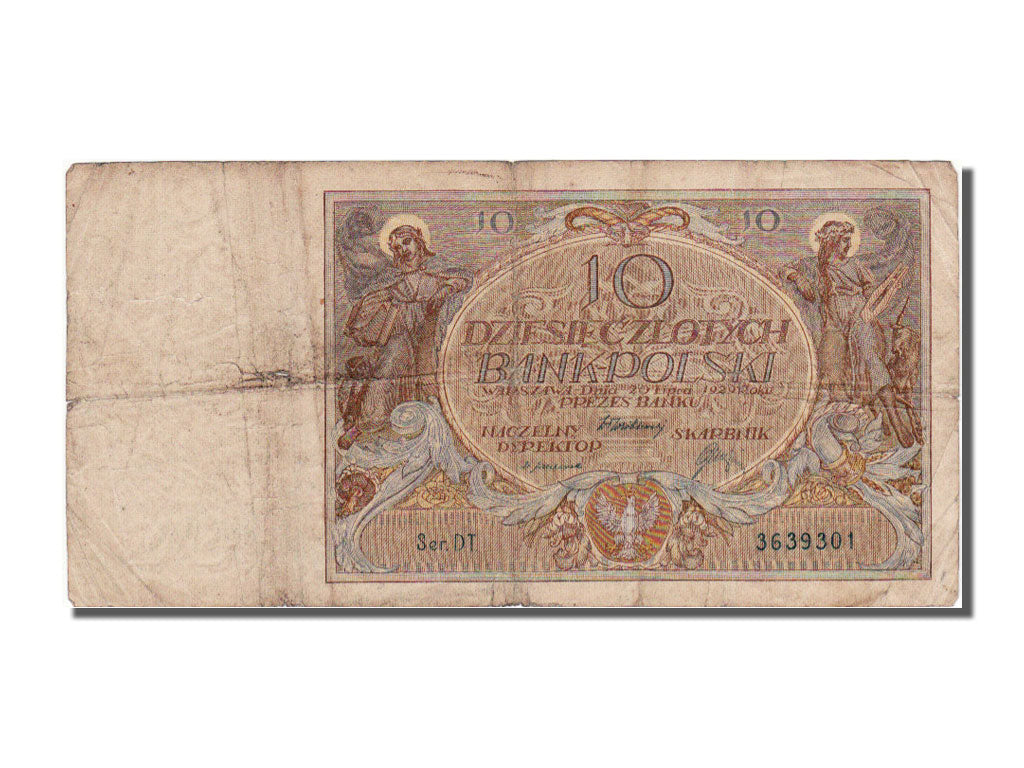 Polonia, 10 Zlotych, 1929, 1929-07-20, MB+