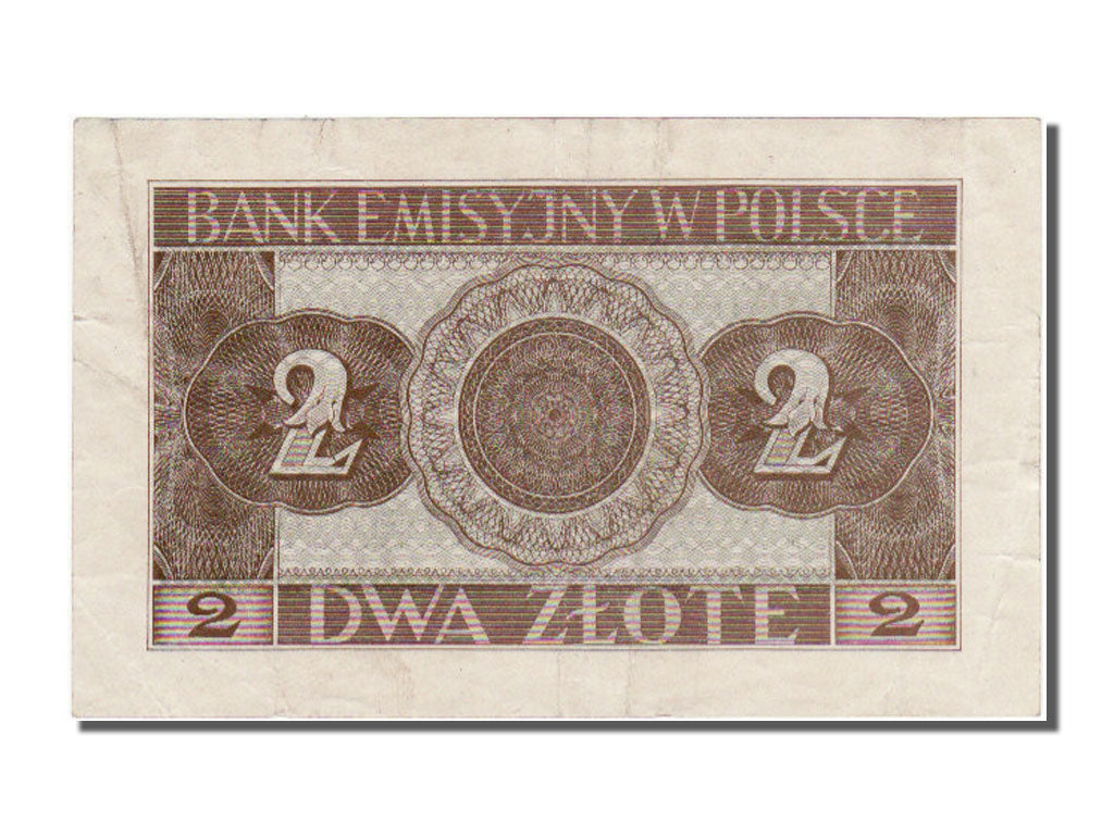 Poland, 2 Zlote, 1941, KM #100, 1941-08-01, AU(55-58), AB