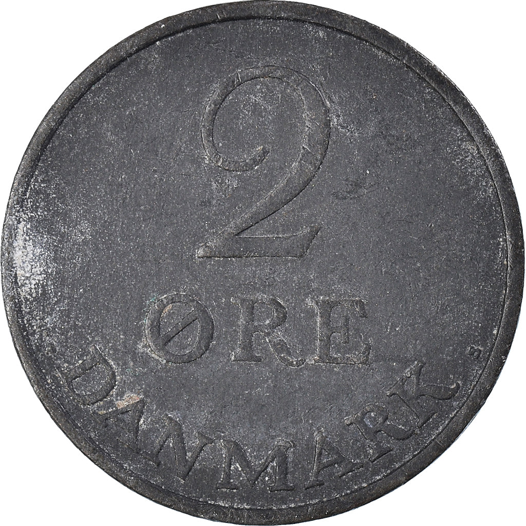 Munten, Denemarken, 2 Öre, 1958