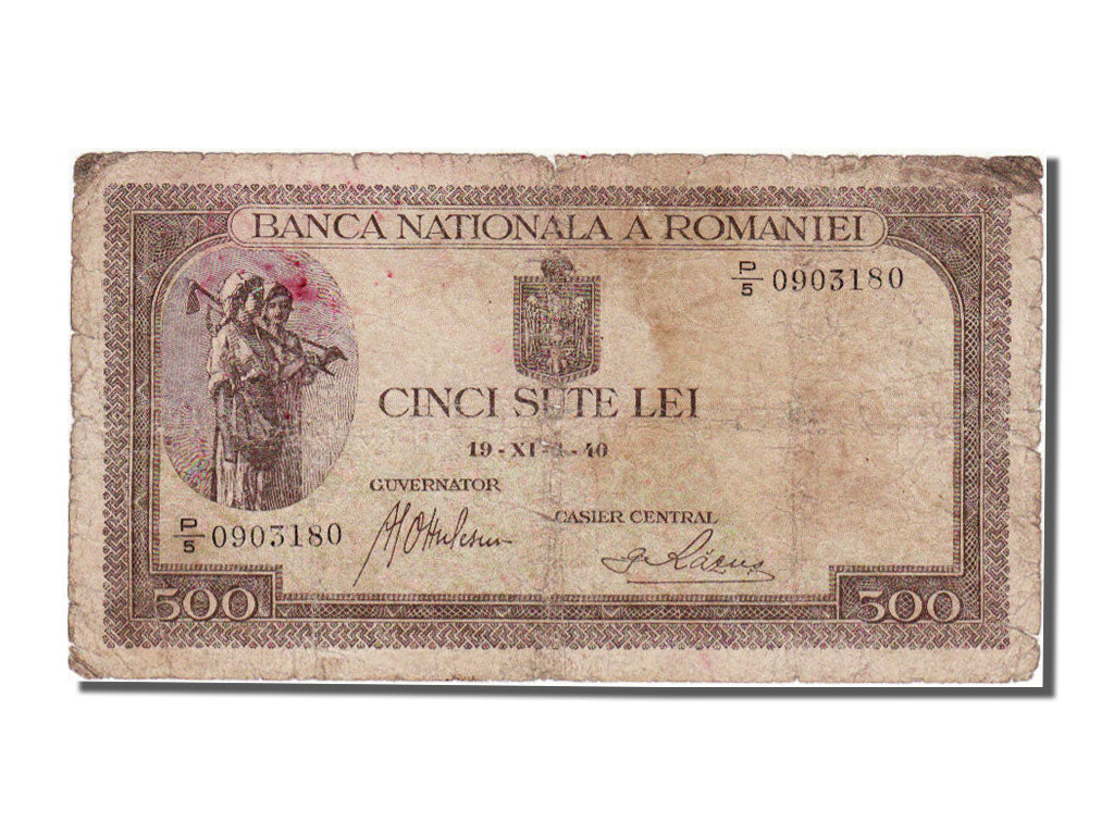 Romania, 500 Lei, 1940, KM #51a, 1940-11-01, VF(20-25), P5