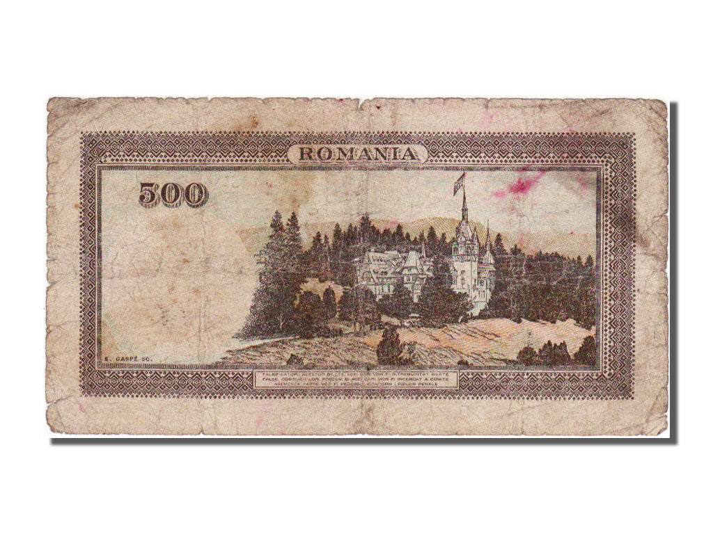 Romania, 500 Lei, 1940, KM #51a, 1940-11-01, VF(20-25), P5