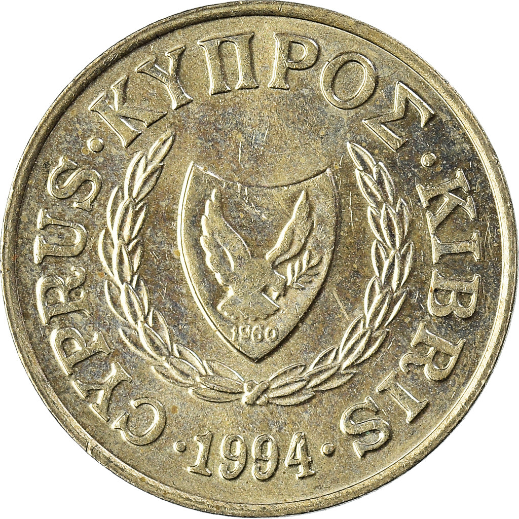 Coin, Cyprus, 2 Cents, 1994