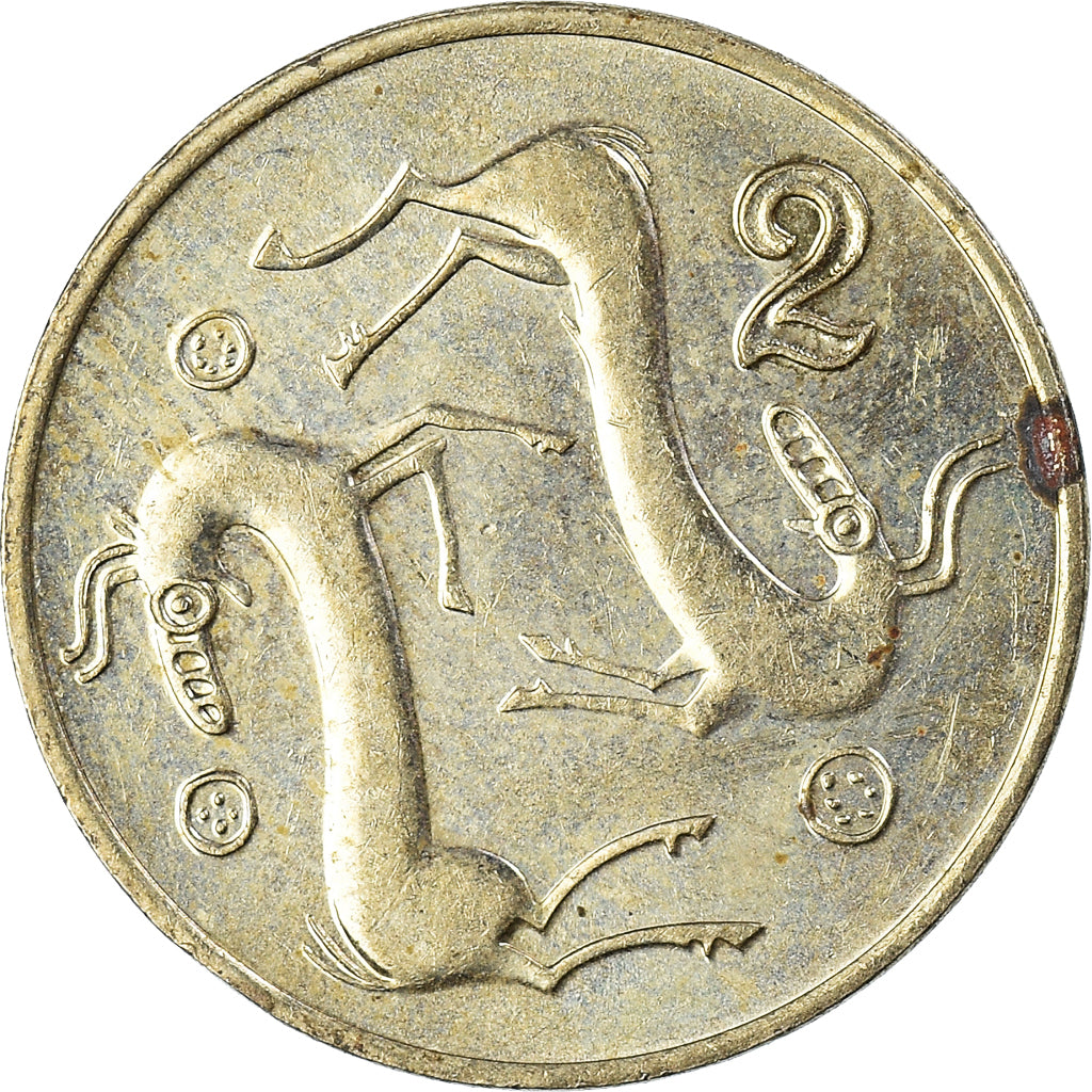 Coin, Cyprus, 2 Cents, 1994