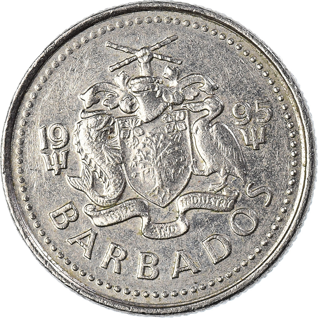 Munten, Barbados, 10 Cents, 1995