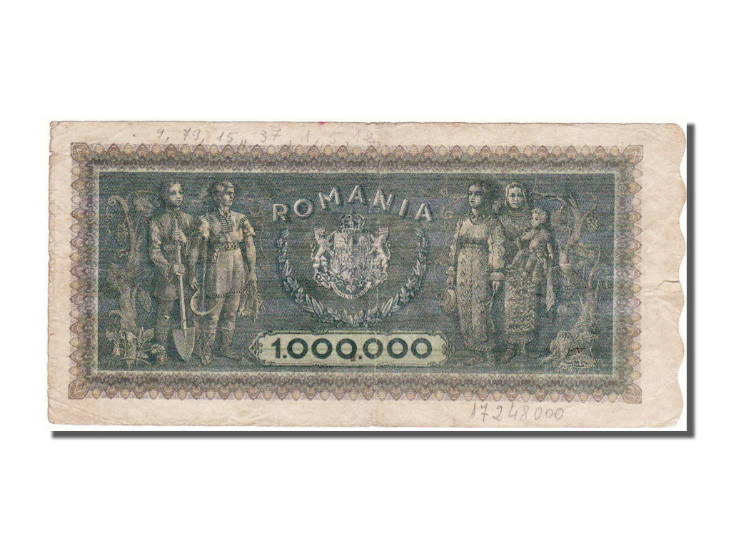 Romania, 1,000,000 Lei, 1947, KM #60a, 1947-04-16, EF(40-45), U0144