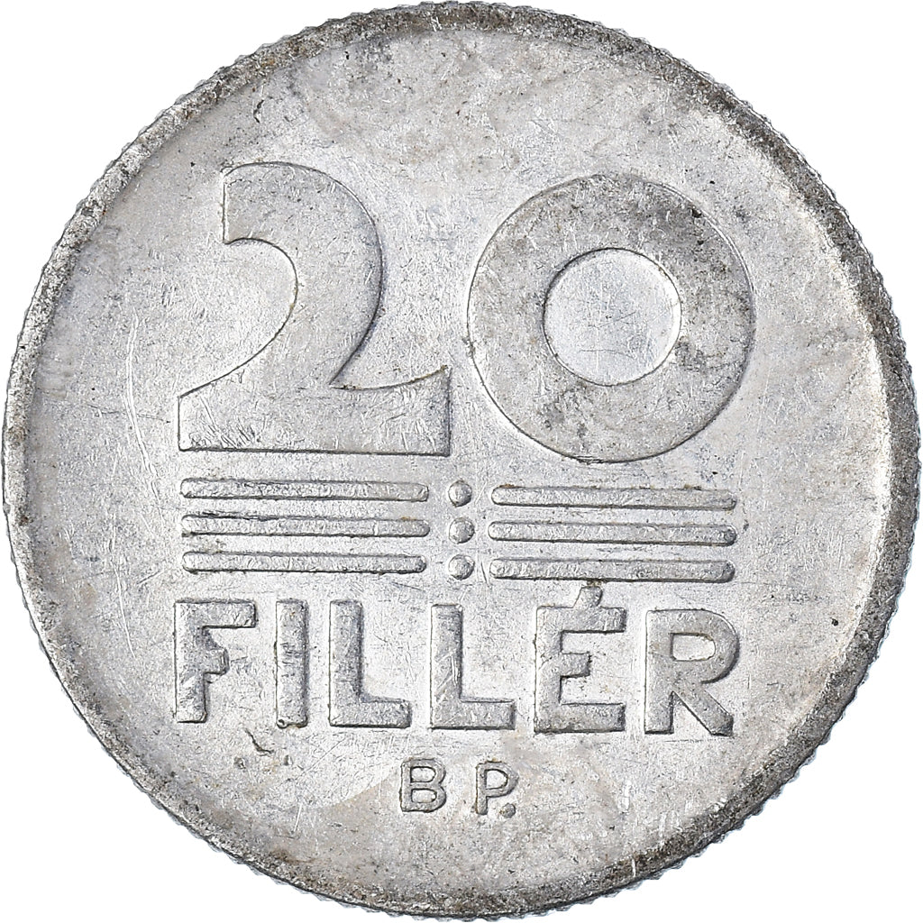 Moneta, Ungheria, 20 Fillér, 1985