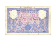 Biljet, Frankrijk, 100 Francs, 100 F 1888-1909 ''Bleu et Rose'', 1908