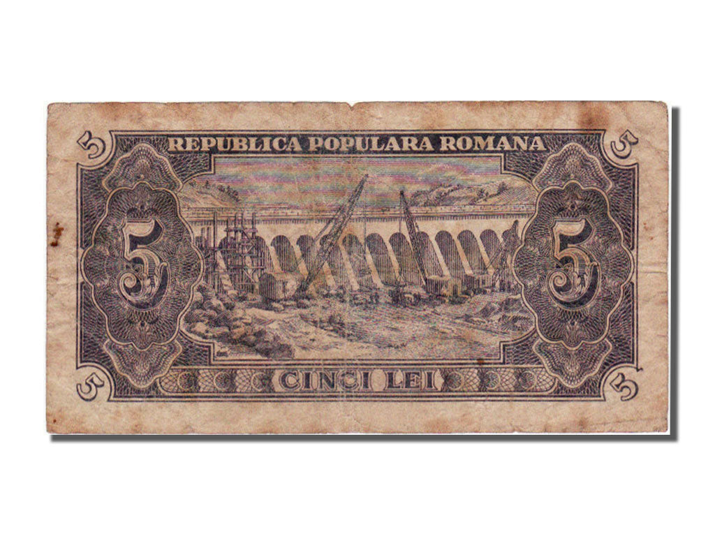 Romania, 5 Lei, 1952, KM #83s, VF(20-25), N7