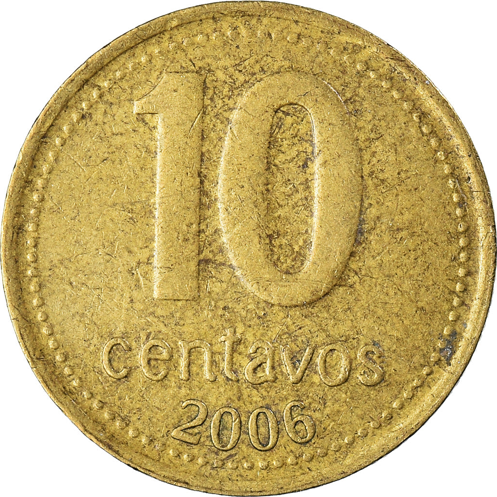 Moeda, Argentina, 10 Centavos, 2006