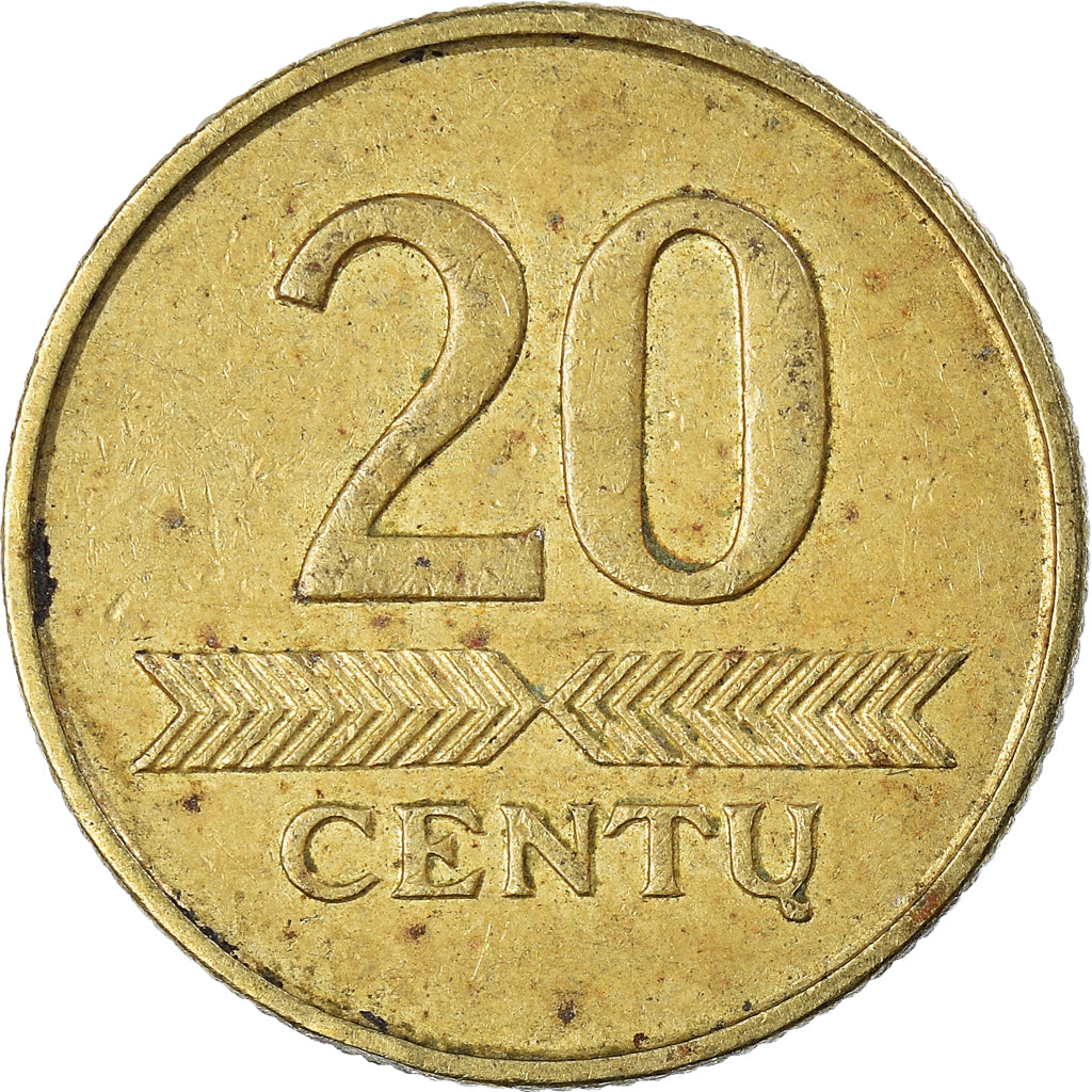 Monnaie, Lituanie, 20 Centu, 2007
