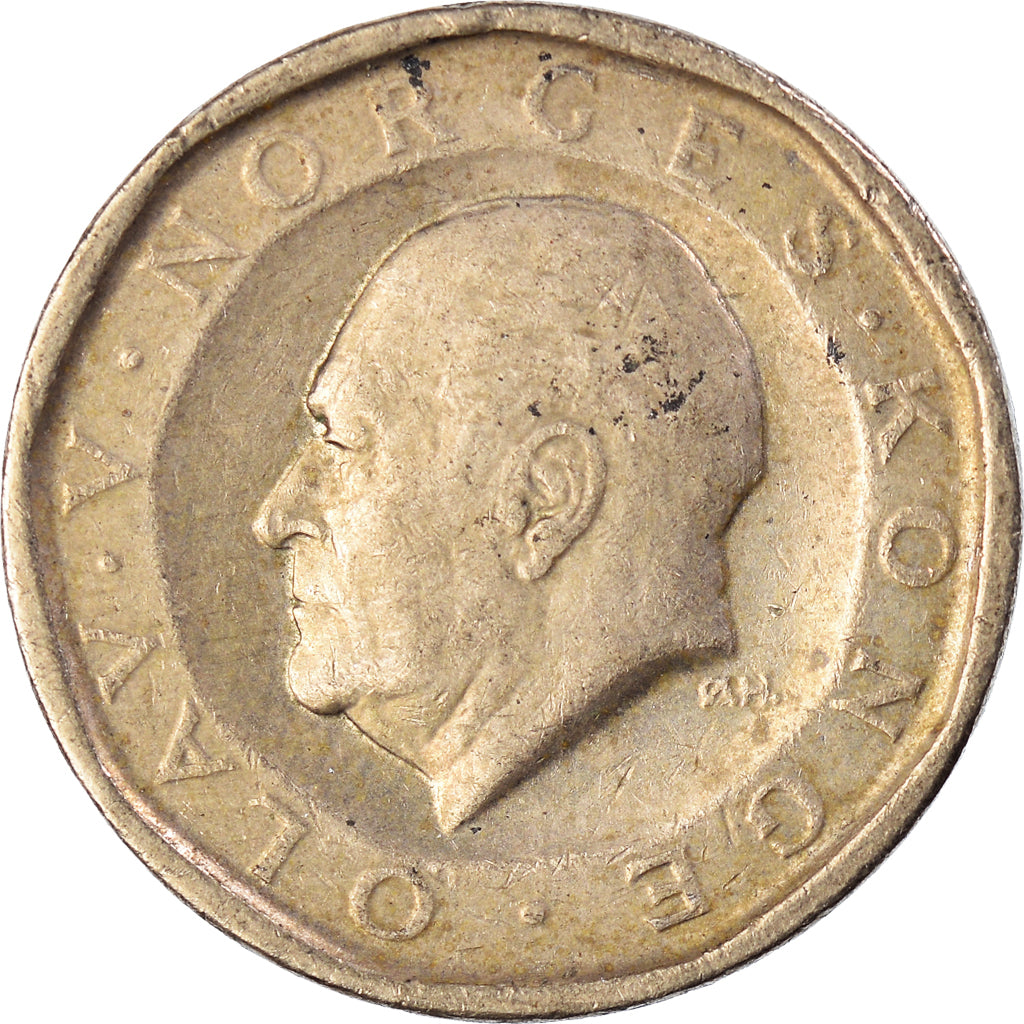 Moneda, Noruega, 10 Kroner, 1983