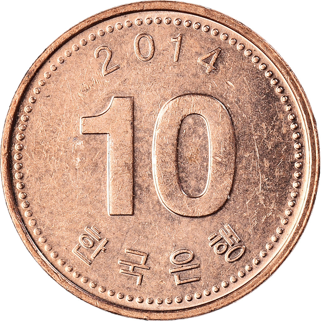 Coin, KOREA-SOUTH, 10 Won, 2014