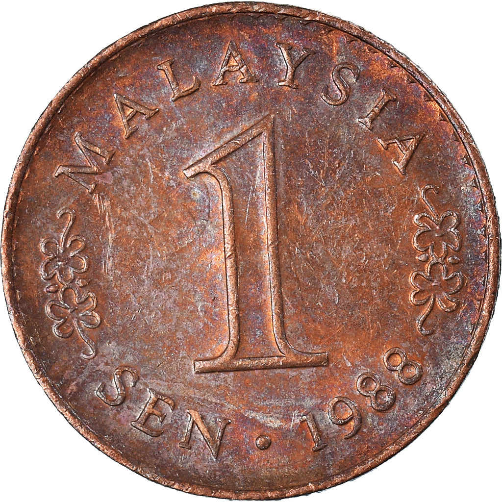 Monnaie, Malaysie, Sen, 1988