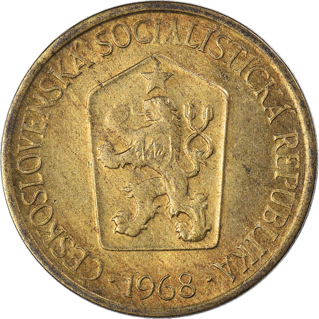 Moneda, Checoslovaquia, Koruna, 1968
