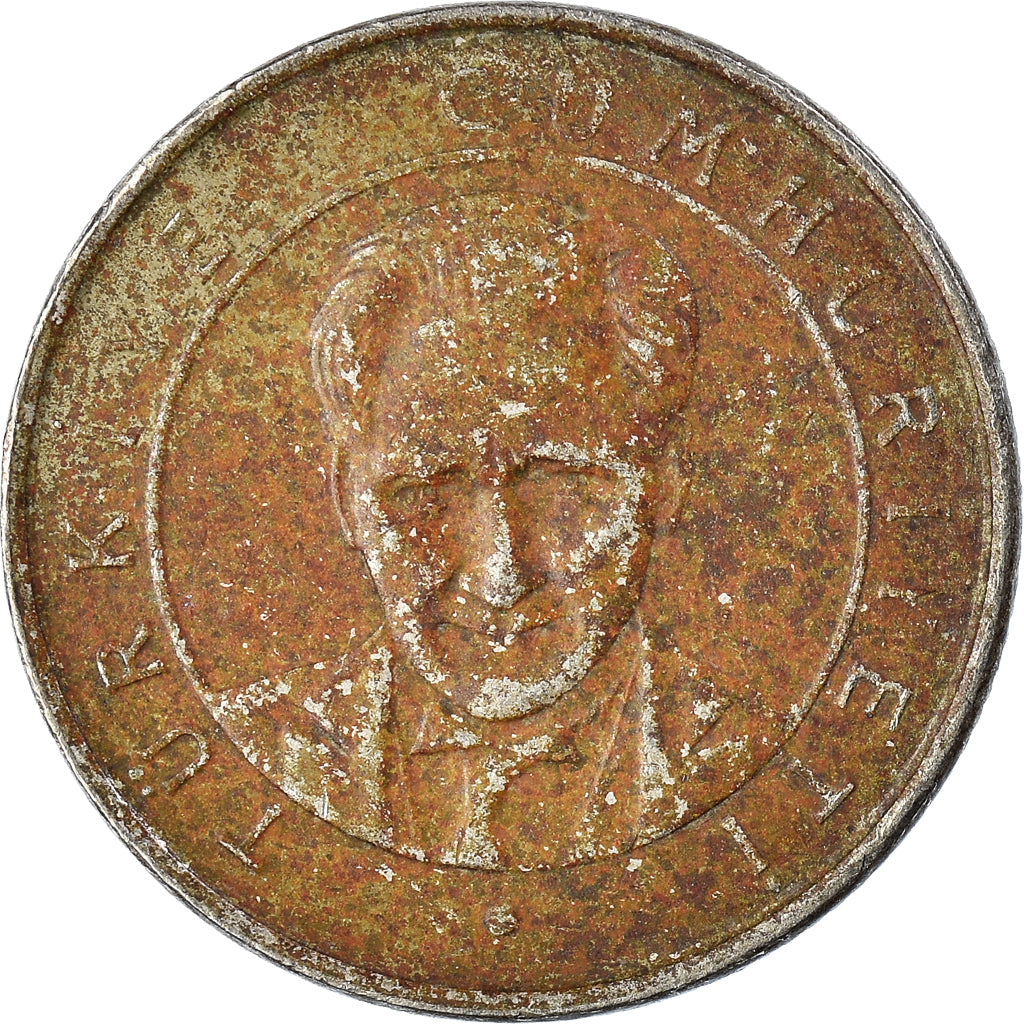 Moneda, Turquía, 25 New Kurus, 2006