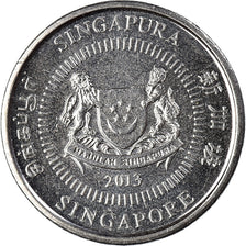 Münze, Singapur, 10 Cents, 2013