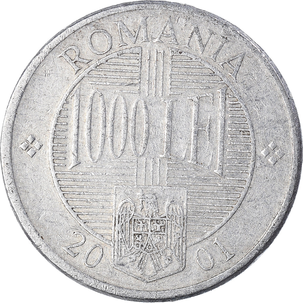 Moneta, Romania, 1000 Lei, 2001