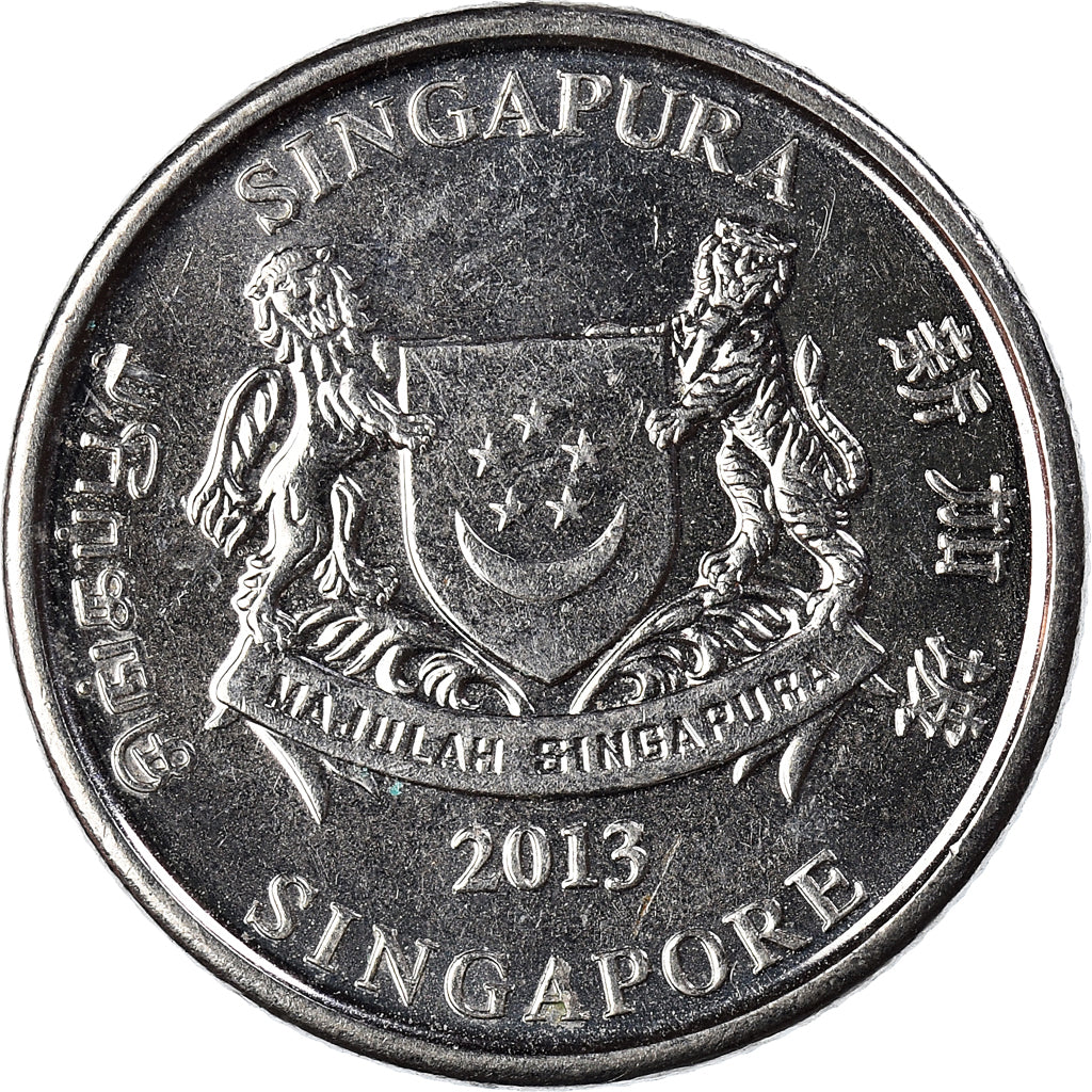 Moneta, Singapur, 20 Cents, 2013