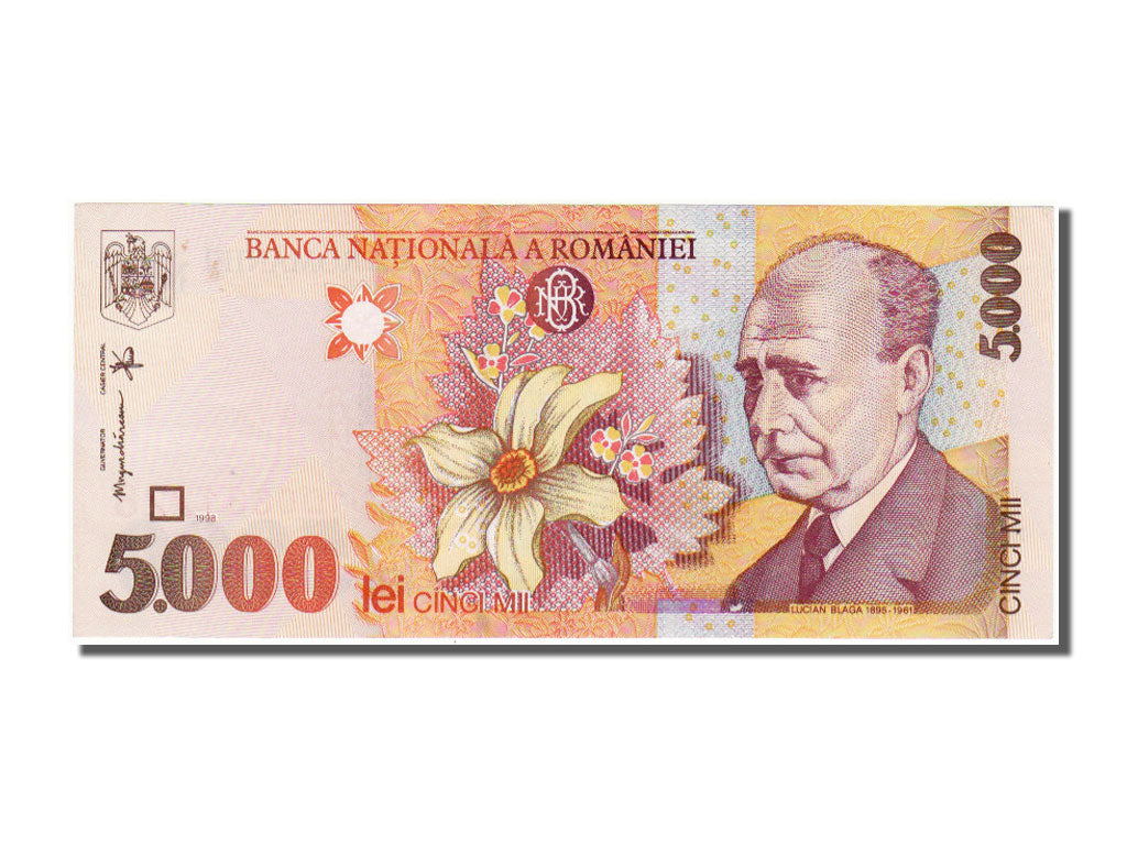 Roumanie, 5000 Lei type 1996-2000