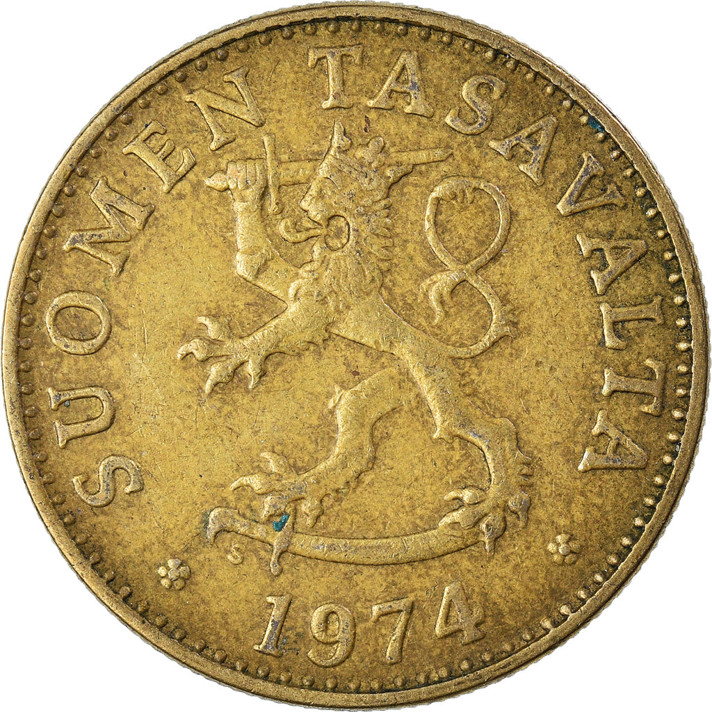 Moeda, Finlândia, 50 Penniä, 1974