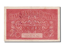 Romania, 2 Lei, 1917, KM #M4, AU(50-53), H