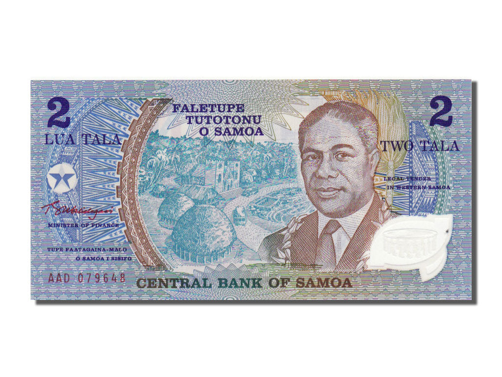 Geldschein, Westsamoa, 2 Tala, 1990, UNZ