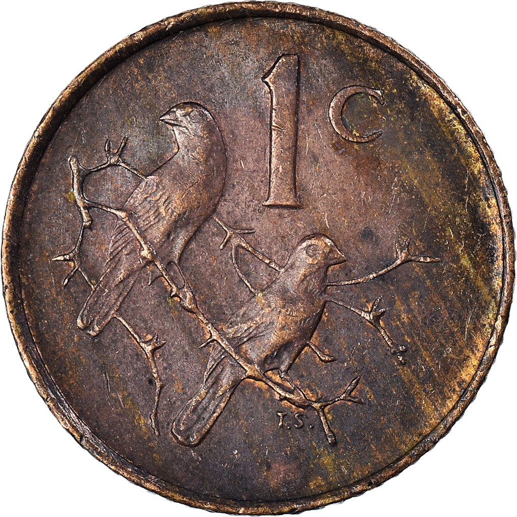 Münze, Südafrika, Cent, 1986