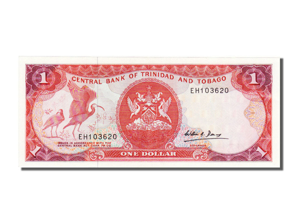 Trinidad and Tobago, 1 Dollar, 1985, KM #36b, UNC(65-70), EH103620
