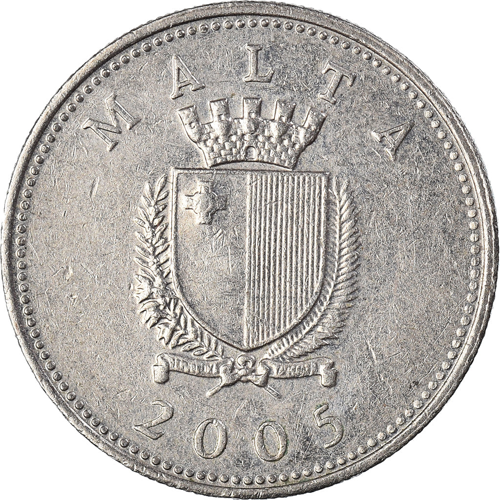 Monnaie, Malte, 10 Cents, 2005