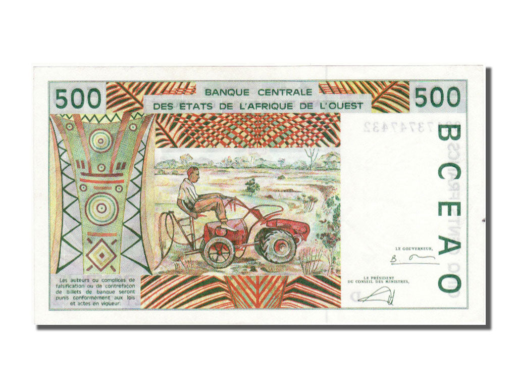 Senegal, 500 Francs, 2002, SPL