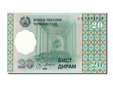 Geldschein, Tajikistan, 20 Diram, 1999, UNZ