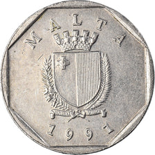 Moneta, Malta, 5 Cents, 1991