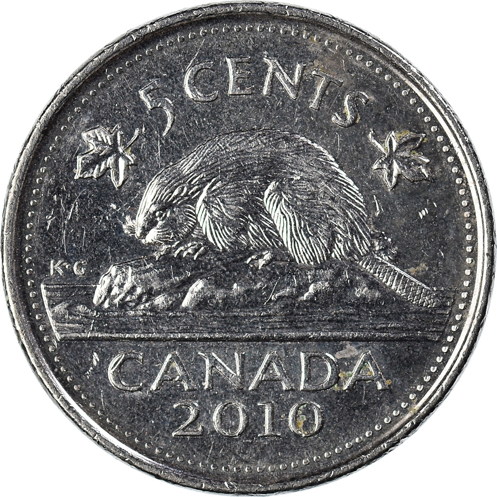 Moneda, Canadá, 5 Cents, 2010