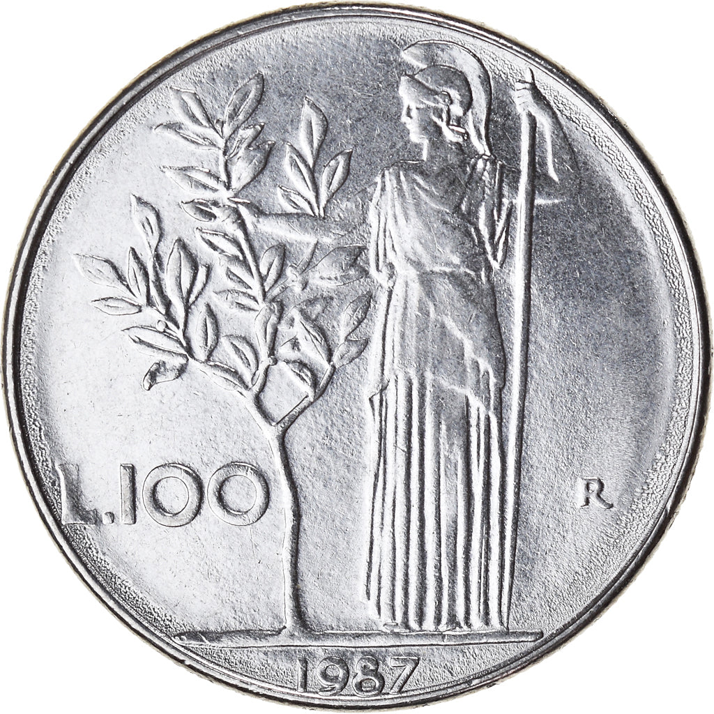 Moneta, Italia, 100 Lire, 1987