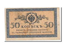 Russia, 50 Kopeks, 1915, KM #31a, AU(55-58)