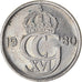 Coin, Sweden, 25 Öre, 1980