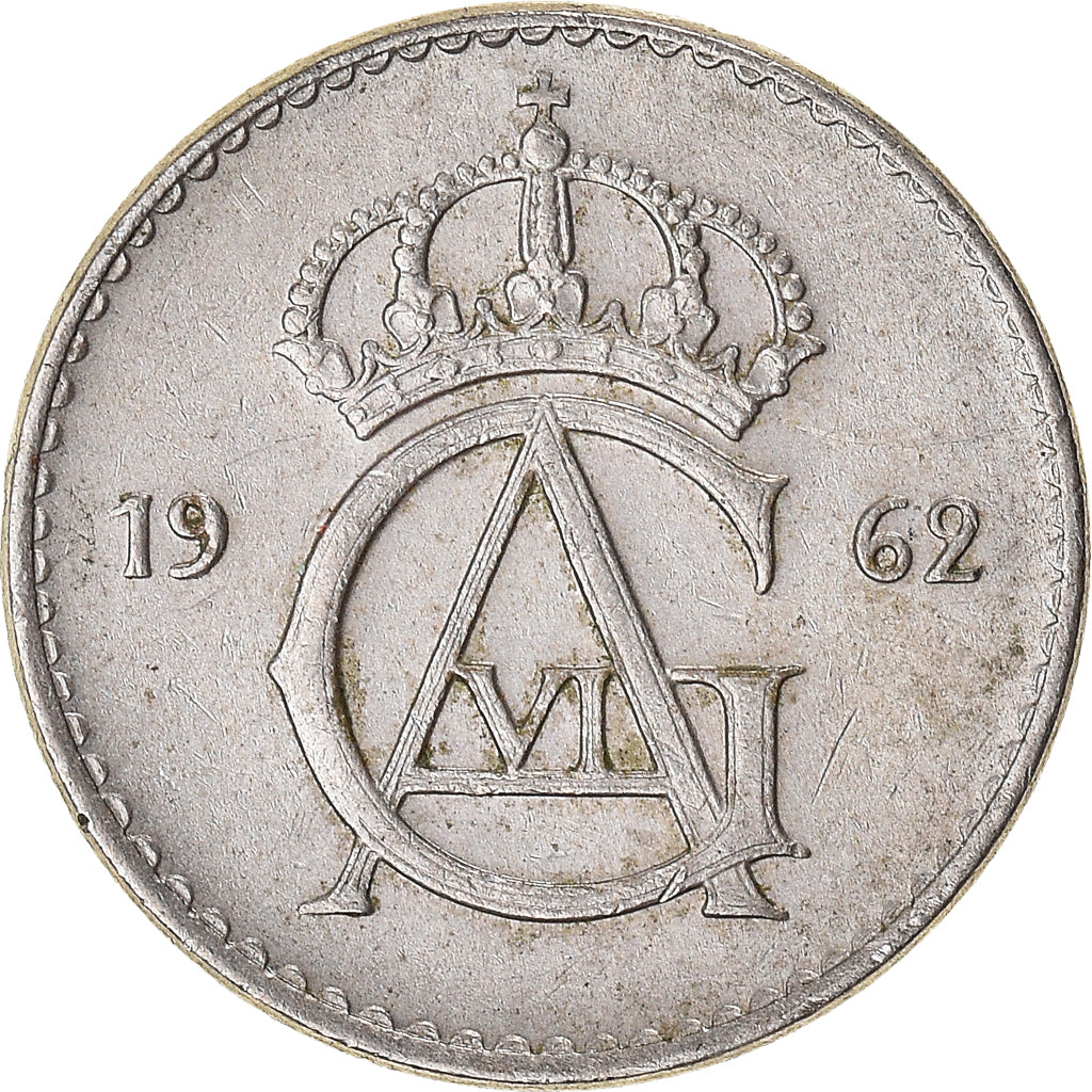 Moneta, Szwecja, 25 Öre, 1962