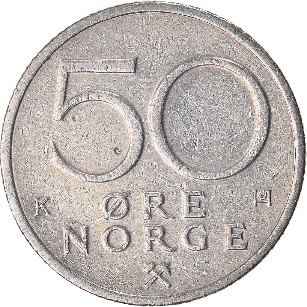 Moeda, Noruega, 50 Öre, 1984