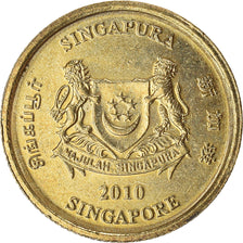 Moneda, Singapur, 5 Cents, 2010