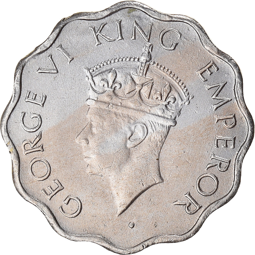 Moneda, INDIA BRITÁNICA, Anna, 1946